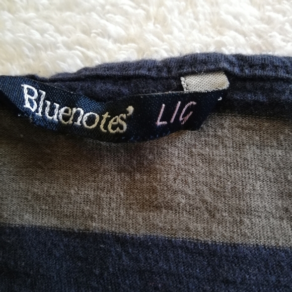 Bluenotes Striped Crop Top - Picture 2 of 3